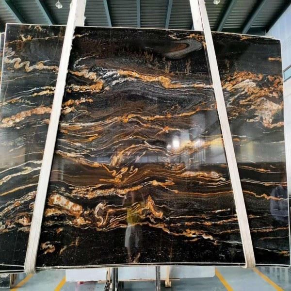 Portoro Gold Marble Slab