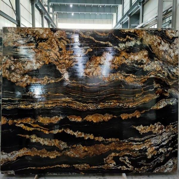 Portoro Gold Marble Slab