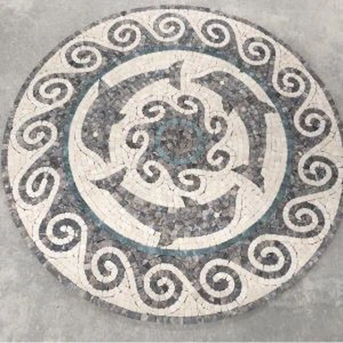 संगमरमर मोज़ेक पैटर्न डिजाइन