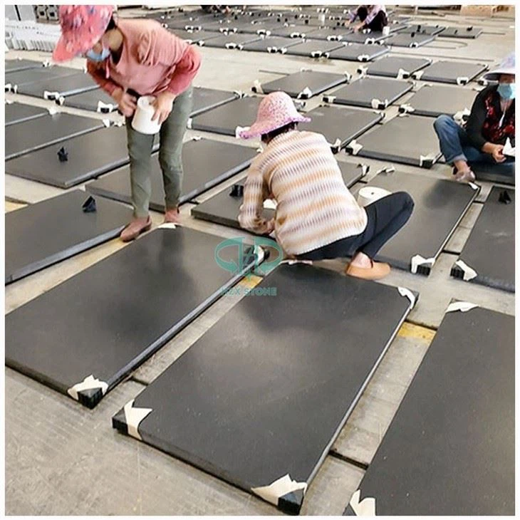 Absolute Black Granite Leathered Kitchen Tops