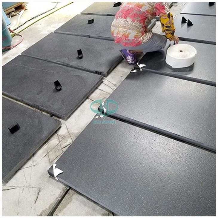 Absolute Black Granite Leathered Tops