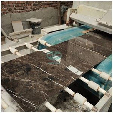 काले पॉलिश संगमरमर टाइलें