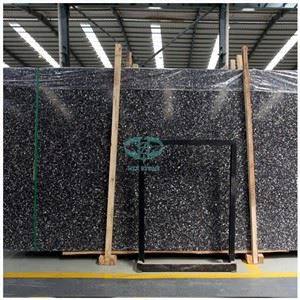 काले Terrazzo पत्थर स्लैब