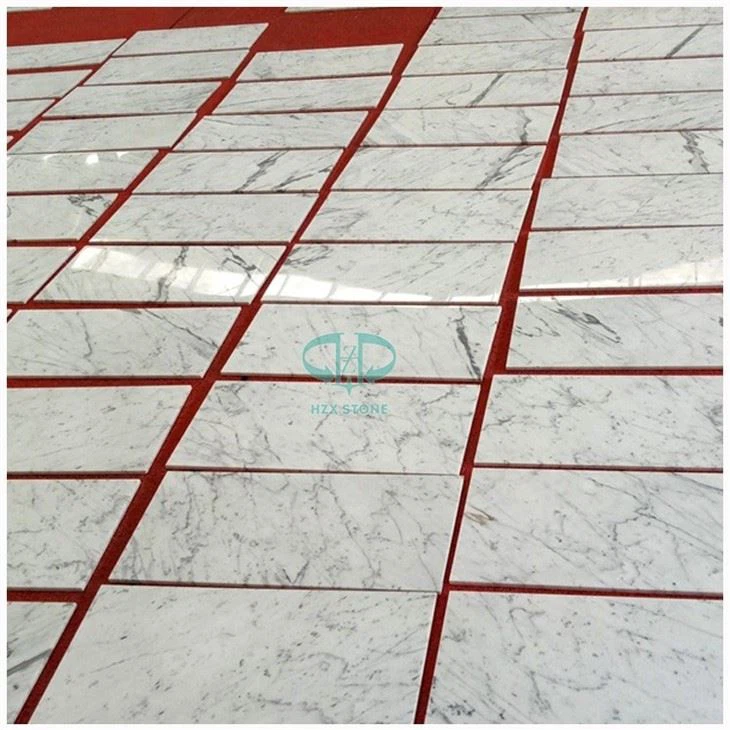 White Statuary Marble Floor Tile