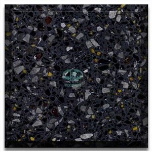 काले Terrazzo टाइल्स