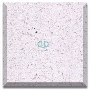 बर्फ सफेद Terrazzo पत्थर